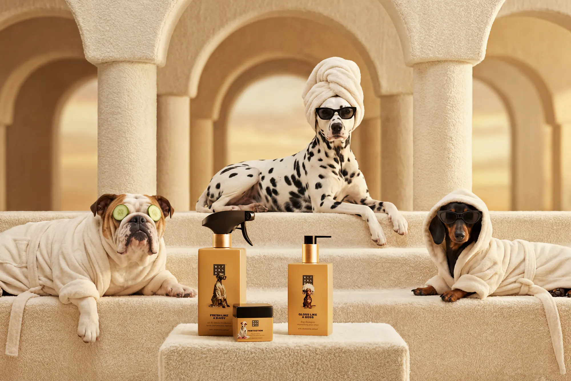 Spa day, but make it canine.